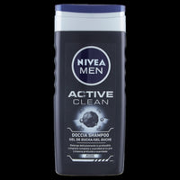 SET 3 CONFEZIONI DI NIVEA DOCCIA 250 ML MEN ACTIVE CLEAN