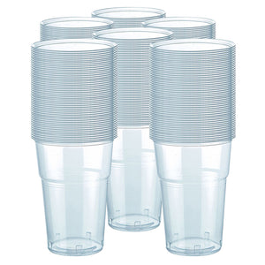 MAURY'S SET DA 300 BICCHIERI IN PLASTICA TRASPARENTE DA 200/250 CC