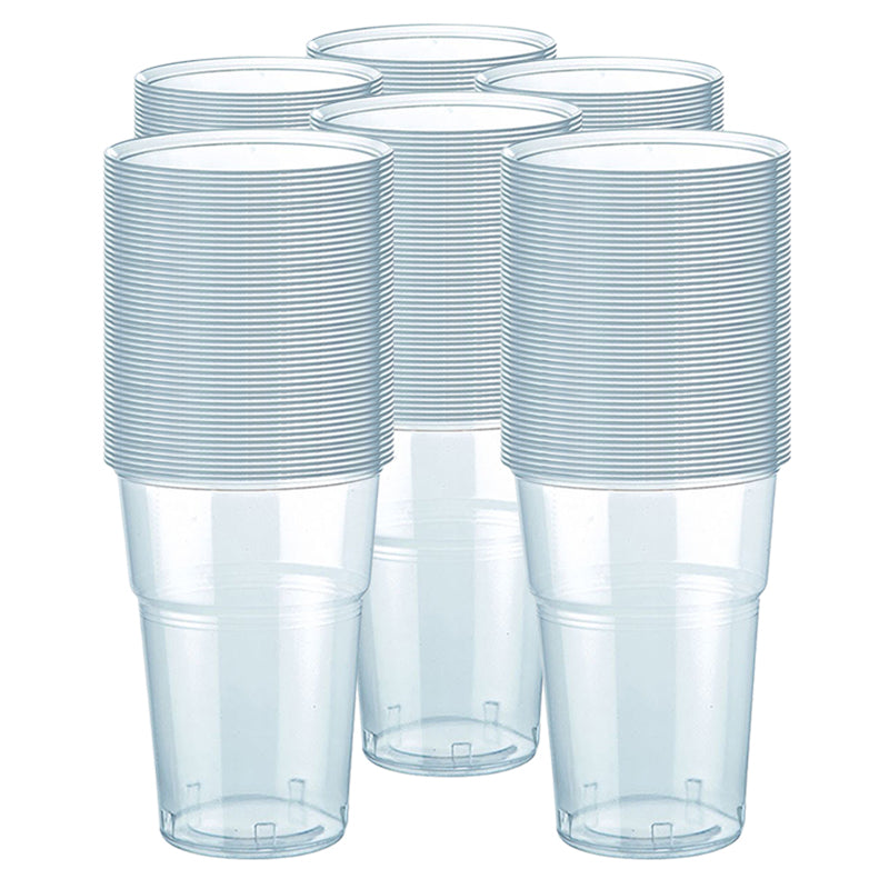 MAURY'S SET DA 300 BICCHIERI IN PLASTICA TRASPARENTE DA 200/250 CC