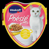 SET 30 CONFEZIONI GATTO POÉSIE SAUCE + POLLO E VERDURE DELL'ORTO 85 GR