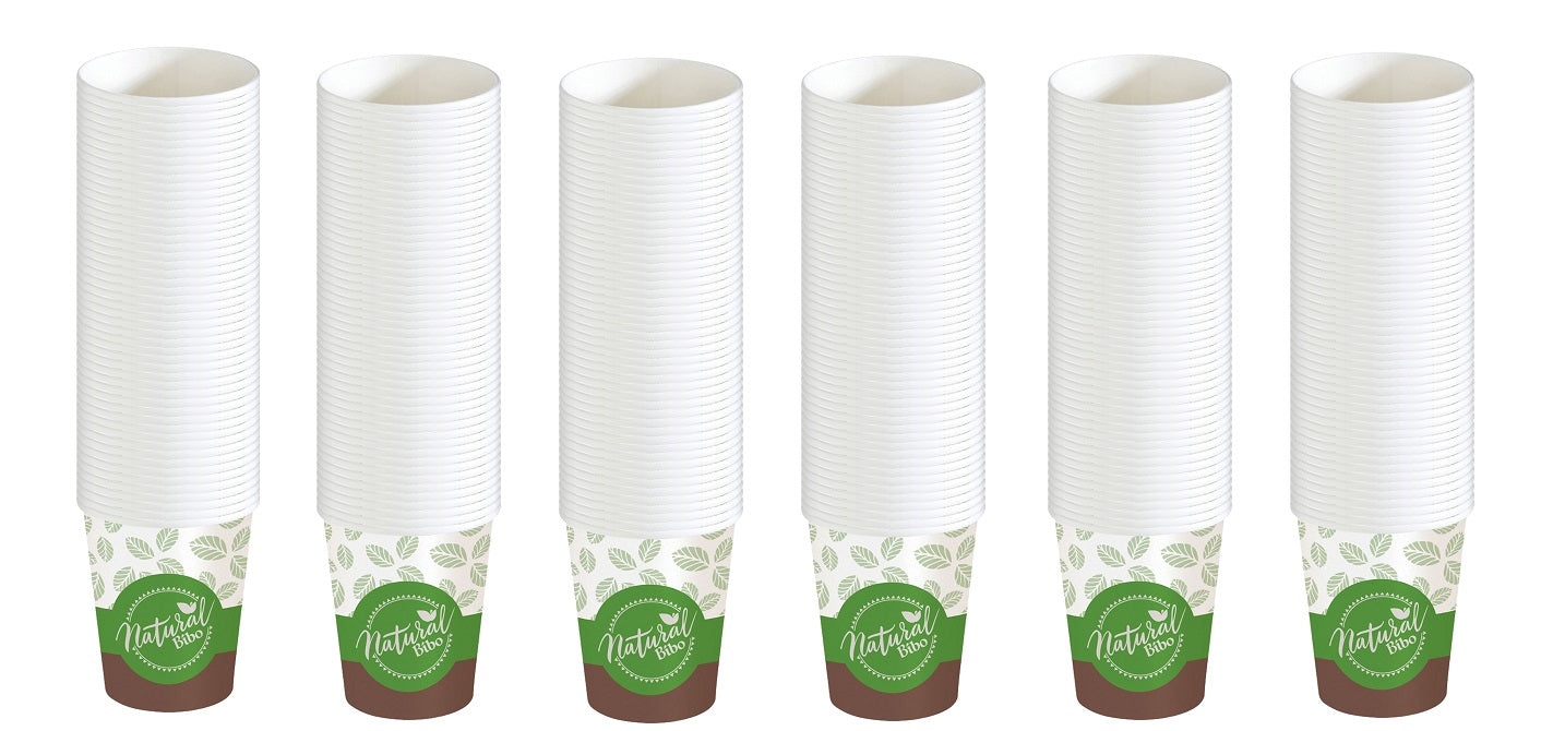 SET 300 BICCHIERI MAURY'S  IN CARTONCINO BIO 160/190 ML