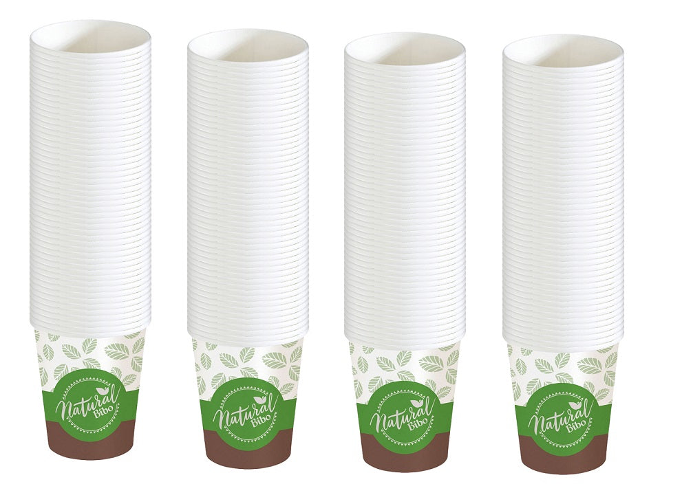 SET 200 BICCHIERI IN CARTONCINO BIO 160/170 ML