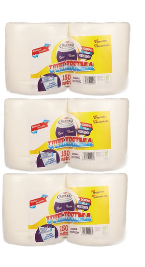 MAURY'S 3 SET DI CONFEZIONI BOBINE MULTIUSO UTILISSIMA 2 ROTOLI 150 METRI