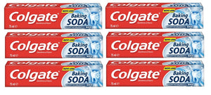 SET 6 CONFEZIONI COLGATE DENTIFRICIO BAKING SODA ANTIPLACCA 75ML