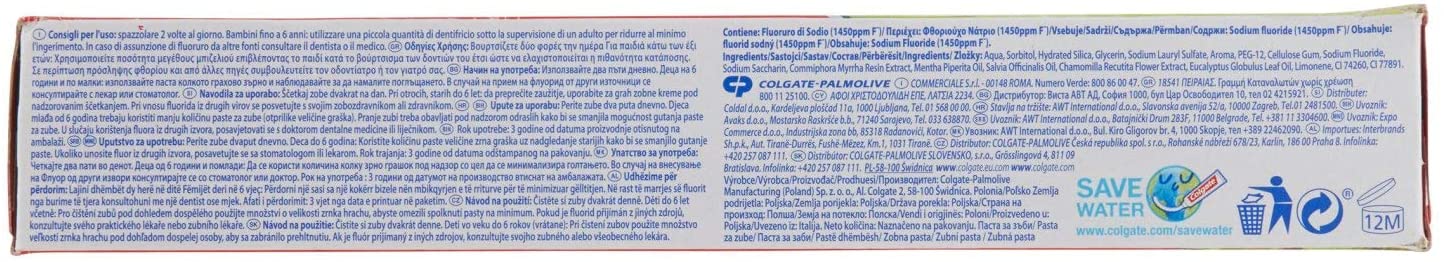 SET 12 CONFEZIONI DI COLGATE DENTIFRICIO HERBAL DA 75ML