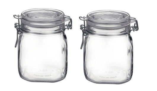 SET 2 FIDO VASO ERMETICO CON CAPIENZA DA 750 CC