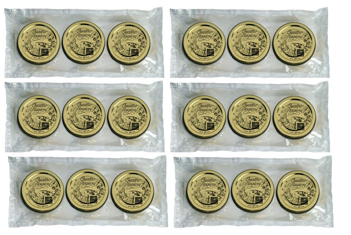 KIT 18 COPERCHI 56MM PER BARATTOLI QUATTRO STAGIONI BORMIOLI CAPSULE DIAMETRO