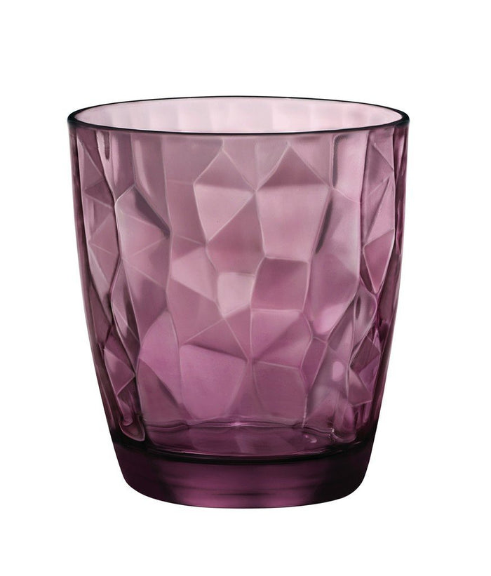 SET 6 BORMIOLI DIAMOND BICCHIERE PER ACQUA 6PZ PURPLE 30 CL