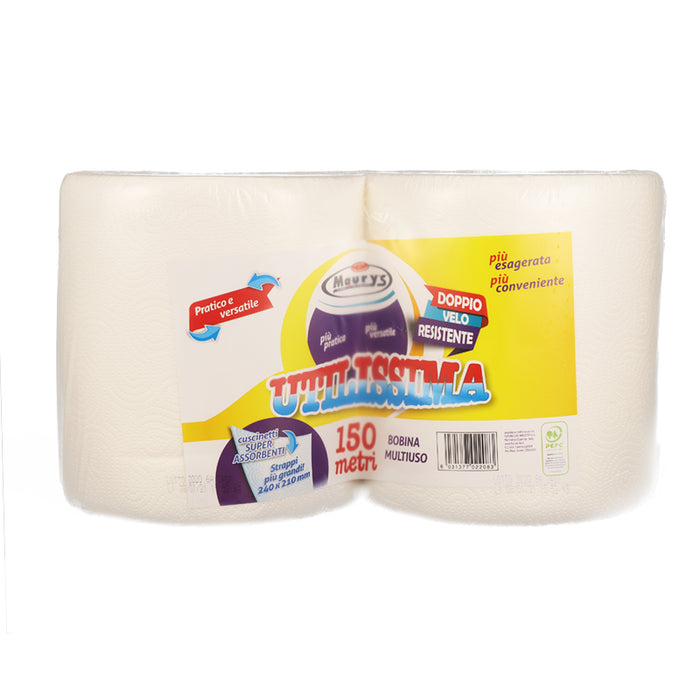 MAURY'S 3 SET DI CONFEZIONI BOBINE MULTIUSO UTILISSIMA 2 ROTOLI 150 METRI