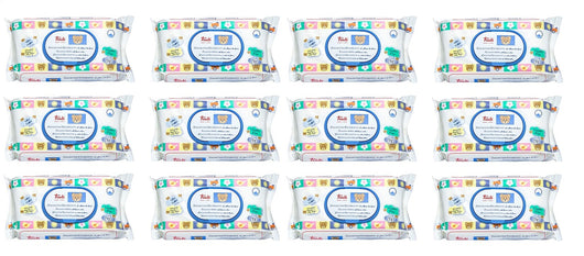 SET 12 CONFEZIONI DA 72 TRUDY BABY CARE SALVIETTINE UMIDIFICATE NETTARE DI FIORI