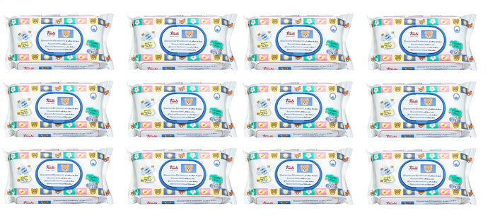 SET 12 CONFEZIONI DA 72 TRUDY BABY CARE SALVIETTINE UMIDIFICATE NETTARE DI FIORI