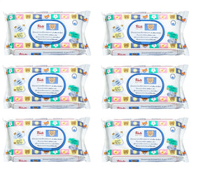 SET 6 CONFEZIONI DA 72 TRUDY BABY CARE SALVIETTINE UMIDIFICATE NETTARE DEI FIORI