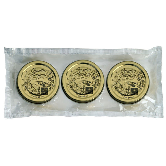 KIT 18 COPERCHI 56MM PER BARATTOLI QUATTRO STAGIONI BORMIOLI CAPSULE DIAMETRO
