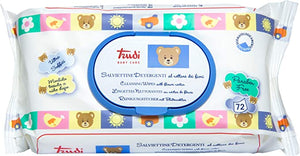 SET 6 CONFEZIONI DA 72 TRUDY BABY CARE SALVIETTINE UMIDIFICATE NETTARE DEI FIORI