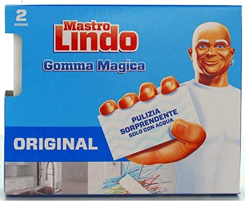 SET 6 CONFEZIONI DI MASTROLINDO GOMMA MAGICA IN PACCO DA 2 PEZZI