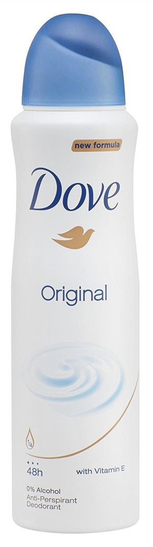 SET 6 CONFEZIONI DI DOVE ORIGINAL DEODORANTE SPRAY FORMATO DA 150ML