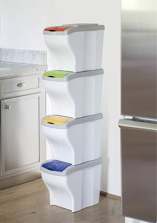 BAMA PATTUMIERA POKER PER RACCOLTA DIFFERENZIATA 20 LT 4PZ