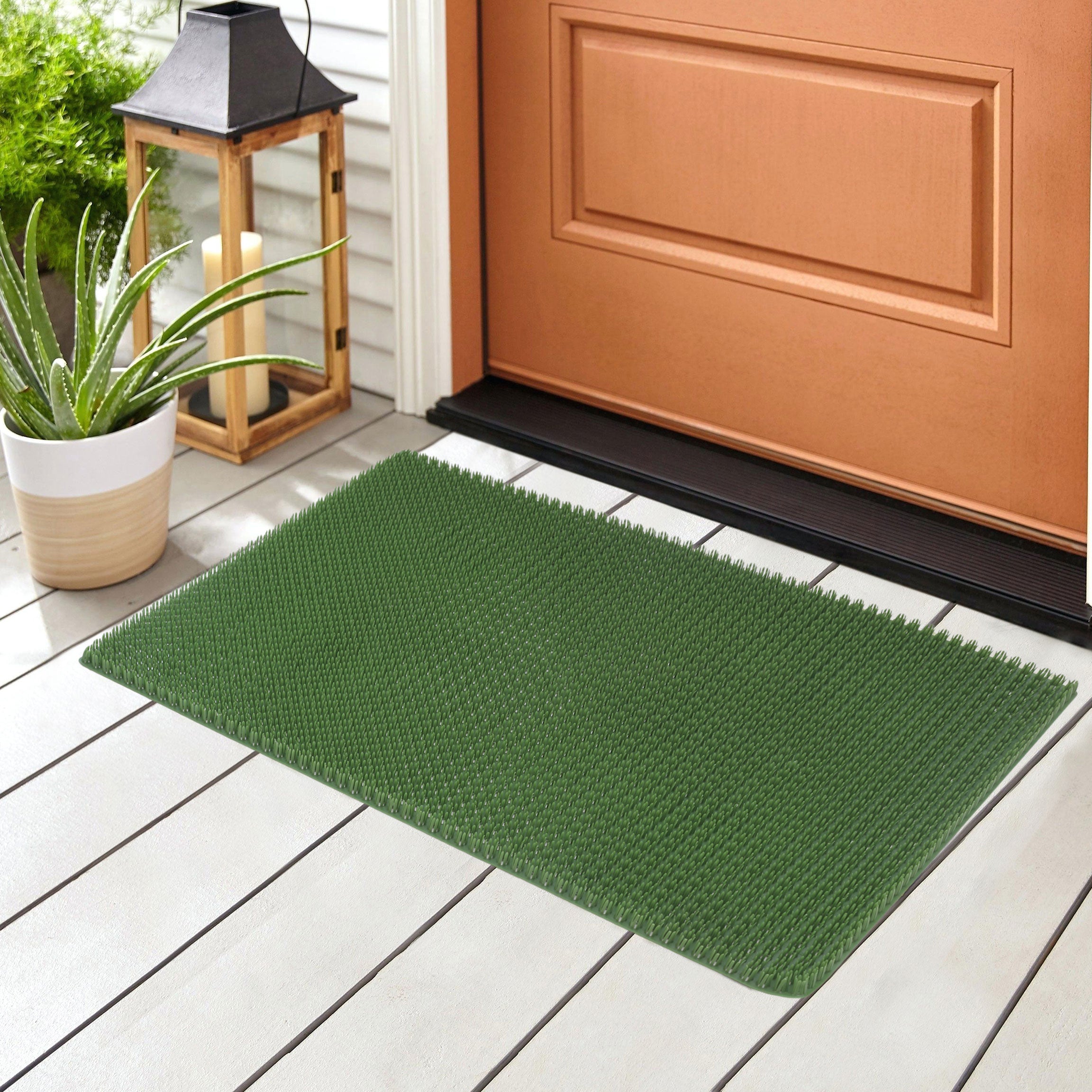 MAURY'S ZERBINO IN FINTA ERBA VERDE REALIZZATO IN PLASTICA 37.5X58 CM