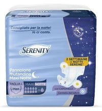 SERENITY PANNOLONE MUTANDINA MAXINOTTE CON CAMOMILLA TAGLIA L 14 PZ