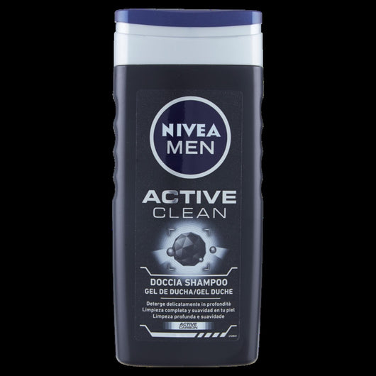 SET 3 CONFEZIONI NIVEA DOCCIA MEN ACTIVE CLEAN IN FORMATO DA 250 ML