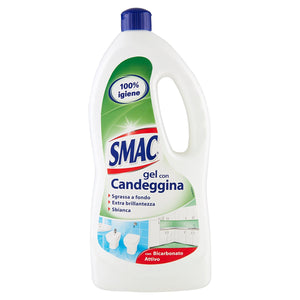 SET 12 CONFEZIONI DI SMAC GEL BAGNO DETERGENTE CON CANDEGGINA 850 ML