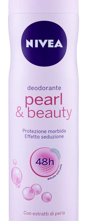 NIVEA SET DI 6 DEODORANTI IN SPRAY DA 150ML PEARL E BEAUTY