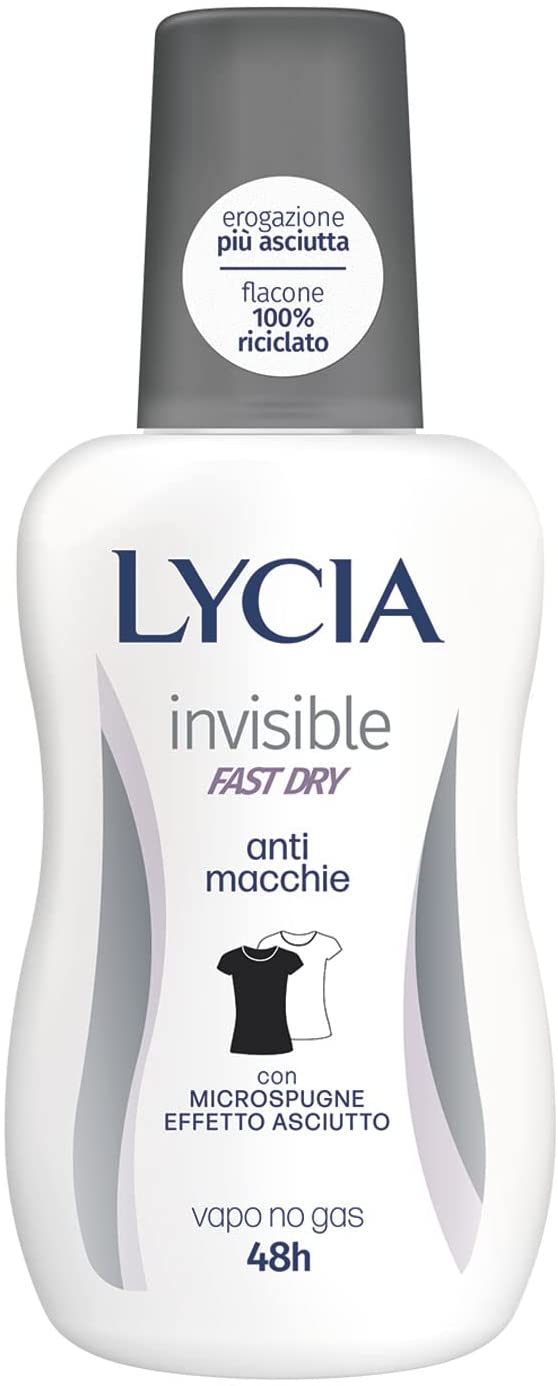 SET 6 LYCIA DEODORANTE VAPO IN FORMATO DA 75 ML INVISIBLE FAST DRY