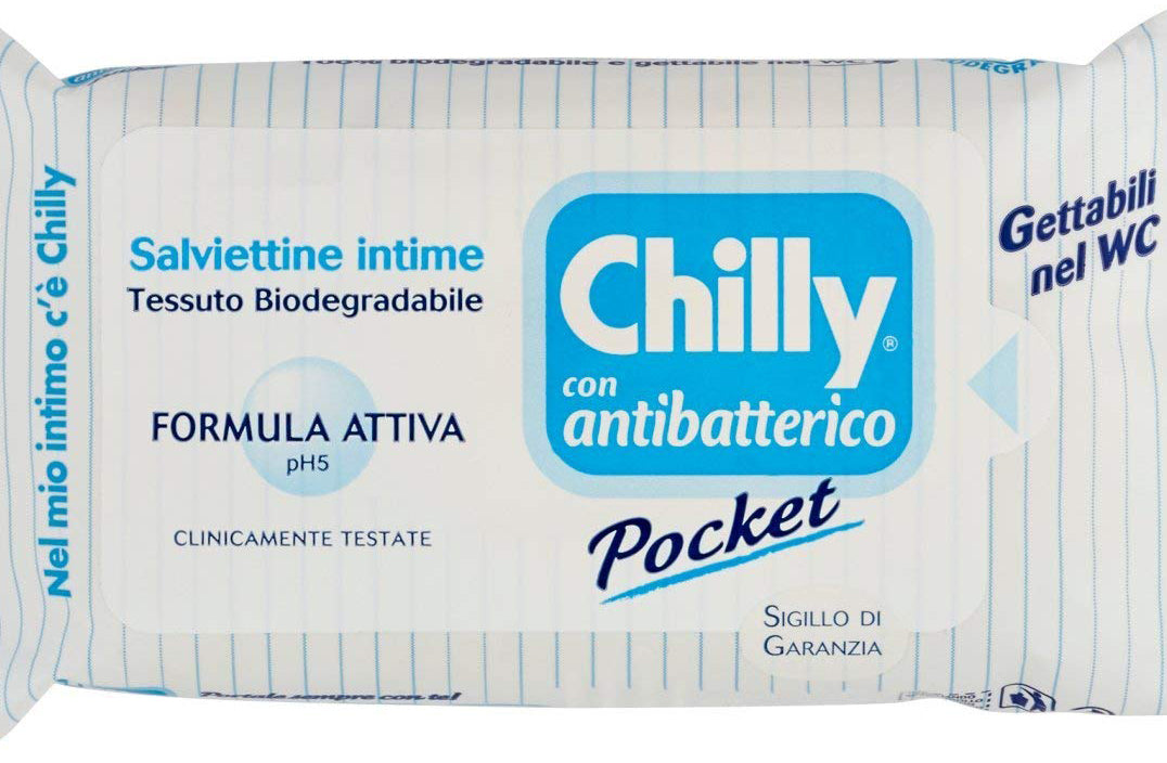 SET 12 CONFEZIONI CHILLY SALVIETTE INTIME ANTIBATTERICHE