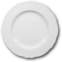 6 PIATTI MALAGA PIANO IN CERAMICA 26CM BIANCO