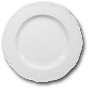 6 PIATTI MALAGA PIANO IN CERAMICA 26CM BIANCO