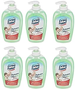 SET 6 LYSOFORM SAPONE LIQUIDO DA 250ML FRESH