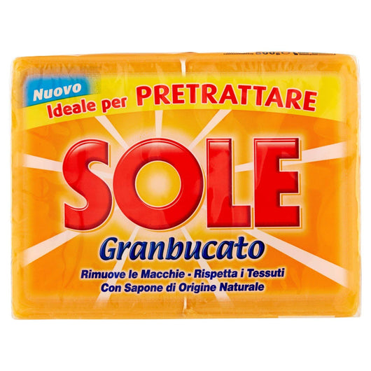 SET 4 PZ SOLE SAPONE PER BUCATO A MANO 250GR