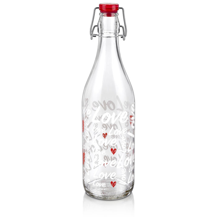 KIT SET 4 PZ MAURY'S CORAZON BOTTIGLIA IN VETRO DA 1 LT