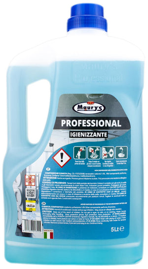 KIT SET 2 PZ MAURY'S PROFESSIONAL 5LT FORM IGIENIZZANTE UNIVERSALE