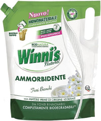 SET 8 PZ WINNI'S RICARICA AMMORBIDENTE CONCENTRATO FIORI BIANCHI DA 1250 ML