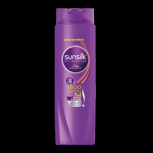 SET 5 SUNSILK SHAMPOO IN FORMATO DA 250ML 2 IN 1 LISCIO PERFETTO