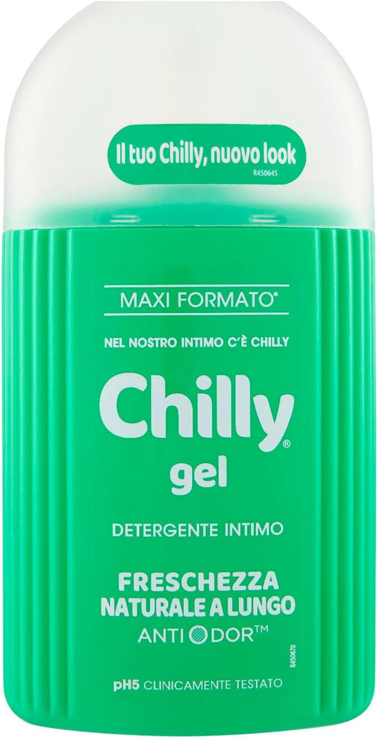 SET 6 CHILLY GEL DETERGENTE INTIMO DA 300ML MAXI NEW FRESCO