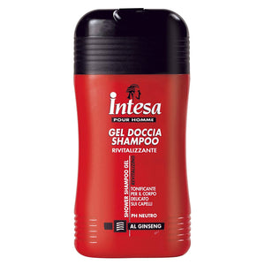 SET 12 PZ INTESA DOCCIA SHAMPOO RIVITALIZZANTE 250ML GINSENG