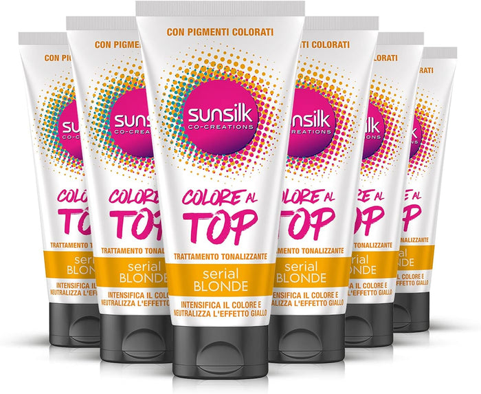 SUNSILK TRATTAMENTO TONALIZZANTE COLORE AL TOP 180 ML SERIAL BLONDE