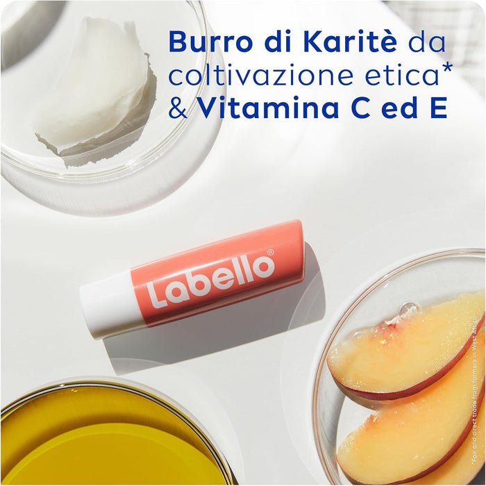 LABELLO BALSAMO LABBRA PESCA SHINE H 24 STICK 4.8 GR CON BURRO DI KARITE'