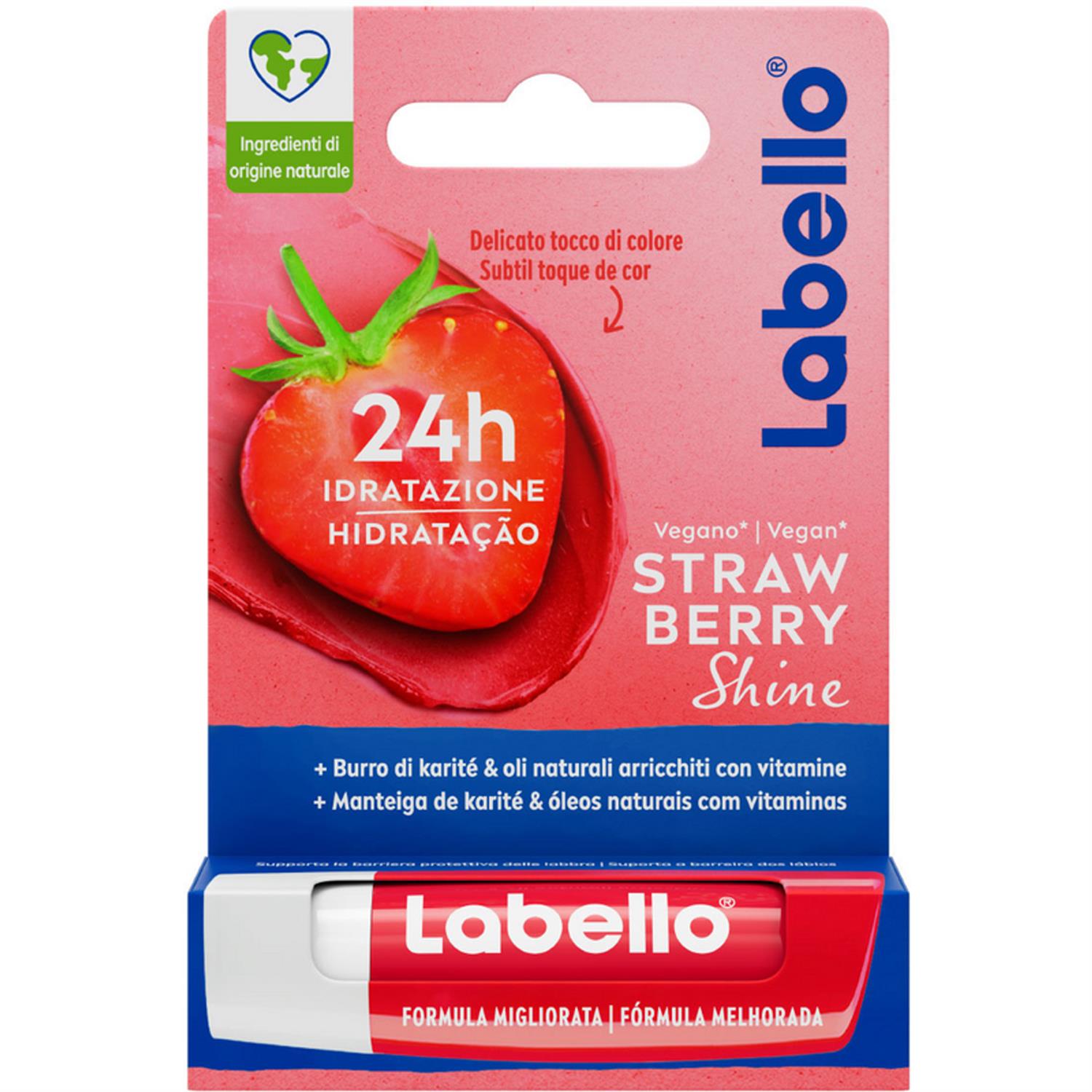 SET 2 LABELLO LUCIDALABBRA STICK 4.8GR FRAGOLA SHINE