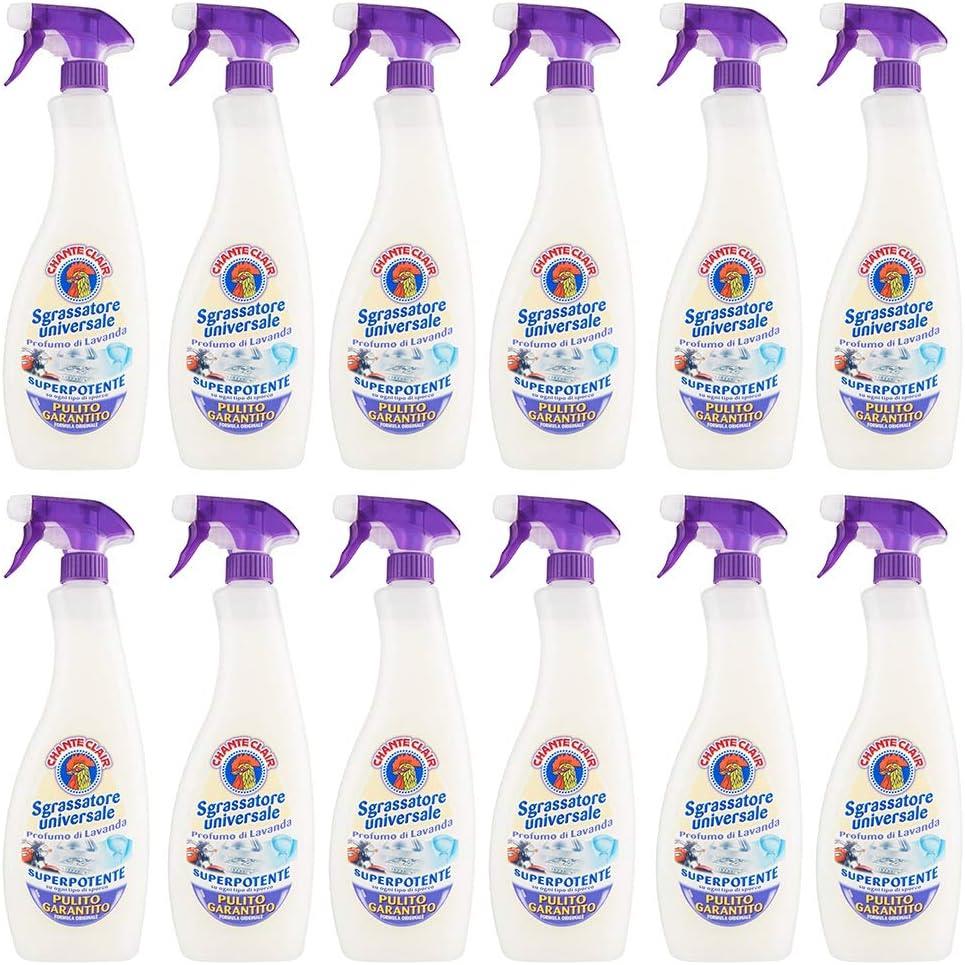 CHANTECLAIR CONFEZIONE 12PZ SGRASSATORE 700ML PULITO GARANTITO FRAGRANZA LAVANDA