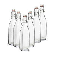 MAURY'S SET 6 SWING BOTTIGLIE IN VETRO CON CAPIENZA DA 0.50 LT