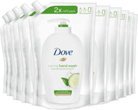 DOVE RICARICA SET 10 PZ SAPONE LIQUIDO MANI RICARICA GO FRESH COCUMBER & GREEN TEA 500ML