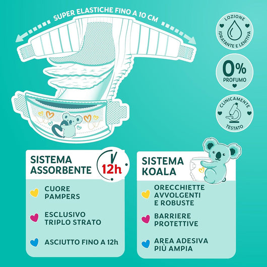 PAMPERS SET 2 CONFEZIONI BABY DRY 2 MINI 3-6KG X 24PZ
