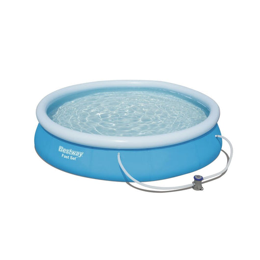 BESTWAY FAST SET PISCINA GONFIABILE FUORI TERRA CON POMPA E FILTRO 366 X 76 CM