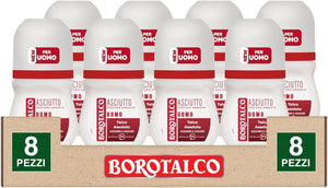 BOROTALCO SET 8 PZ DEO ROLL-ON 50ML L'UNO NEW ASCIUTTO PROFUMO AMBRATO NO ALCOOL 72H