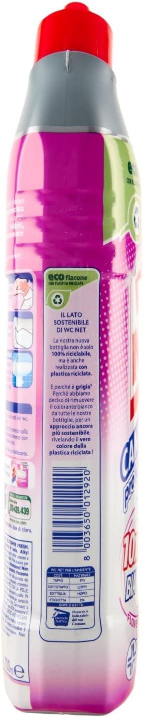 WC NET SET 2 CONFEZIONI GEL CANDEGGINA PROFUMATA 700 ML L'UNA