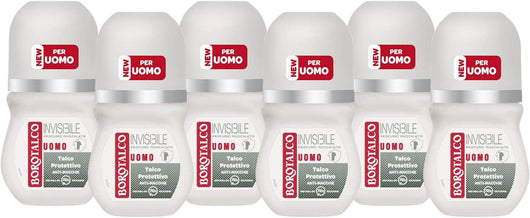 BOROTALCO ROLL-ON SET 6 PZ UOMO 50 ML L'UNO FORMULA SENZA ALCOOL EFFICACIA FRESCA 48H ROSSO