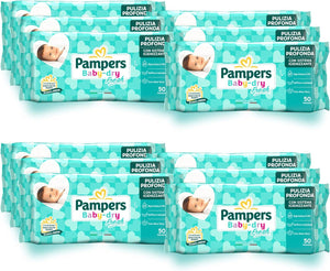 PAMPERS 600 PZ SALVIETTE UMIDIFICATE BAMBINI BABY FRESH